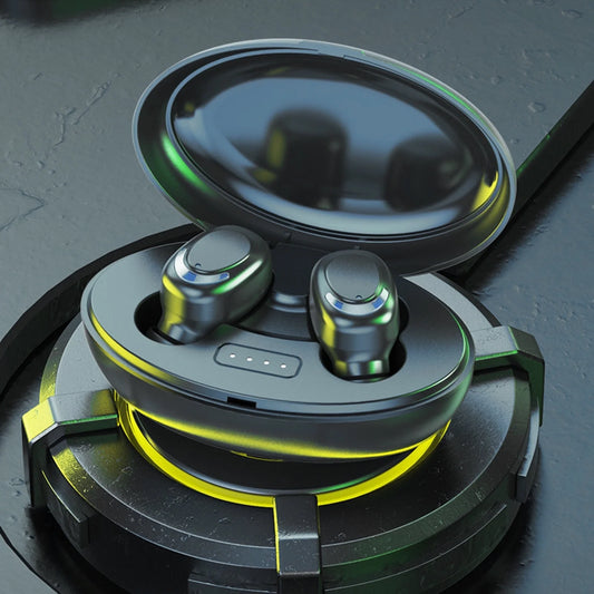 Bluetooth Earbuds Wireless Earbuds,Bluetooth 5.2 Headphones with Charging Case, Bluetooth Headphones with Mics, Fingerprint Control, Power Display, for Sports/Working