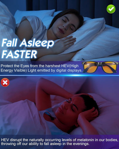 Blue Light Blocking Glasses Gaming- Filtering Computer Gaming Screen/Tv/Phon