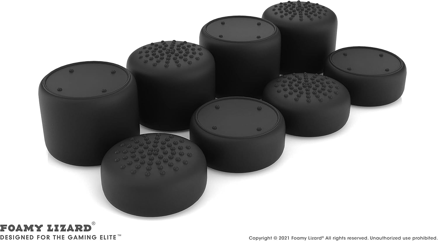 Seriespro Controller Skin for Xbox Series X & S Protector Ergonomic Soft Studded Anti-Slip Silicone Rubber Gel Grip Case, 1 Cover + 8 Raised Thumb Grip Caps (NOT for Elite 1/2) (Black)