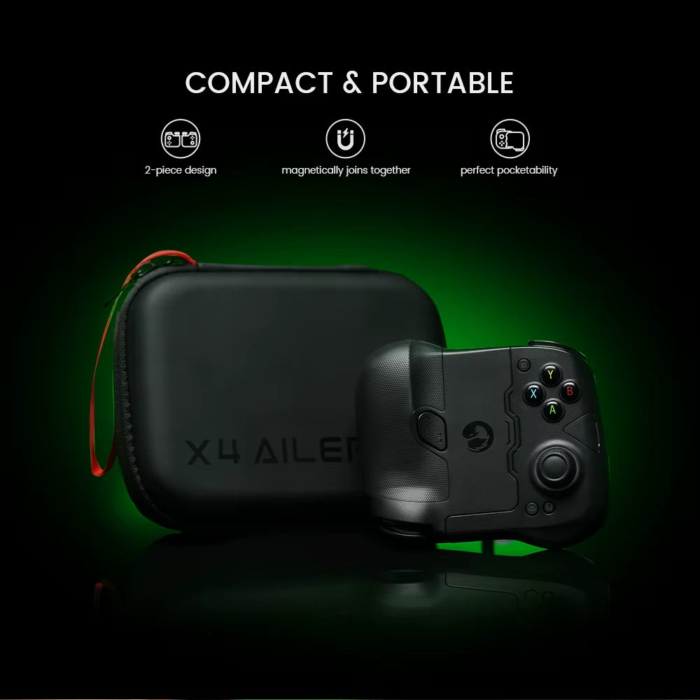 Gamesir X4 Aileron Bluetooth Mobile Phone Gamepad Xbox Authorization Gaming Controller with  Effect, Portable Joycon