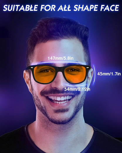 Blue Light Blocking Glasses Gaming- Filtering Computer Gaming Screen/Tv/Phon
