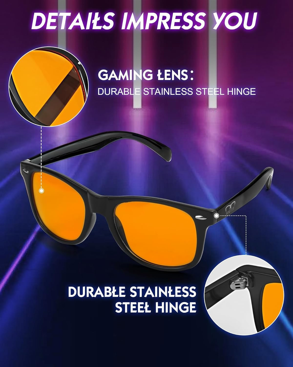 Blue Light Blocking Glasses Gaming- Filtering Computer Gaming Screen/Tv/Phon