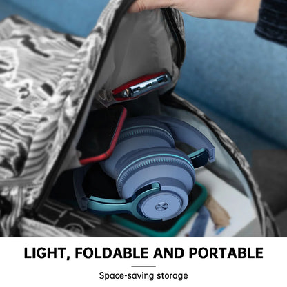 Wireless On-Ear Headphone, Upgrade Bass Hifi Stereo Wireless Heaset, Foldable & Wireless Wired Mode, Noise Isolating over Ear,W Microphone and Volume Control, for Laptop Cell Phone